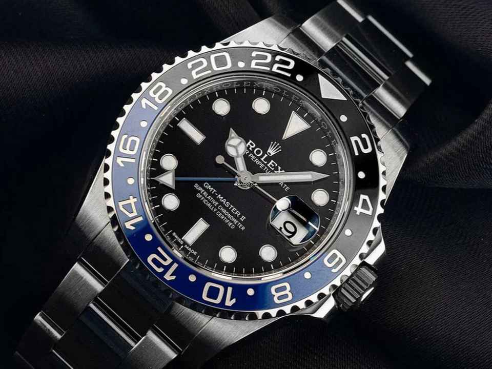 Rolex GMT-Master II Batman Ref.116710BLNR 2015 Full Set wie Neu Vintage GMT Master II Batman 