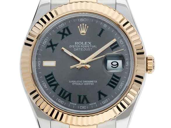  Rolex Datejust II Wimbledon Ref.116333 2010 Full Set wie Neu Vintage Datejust II 