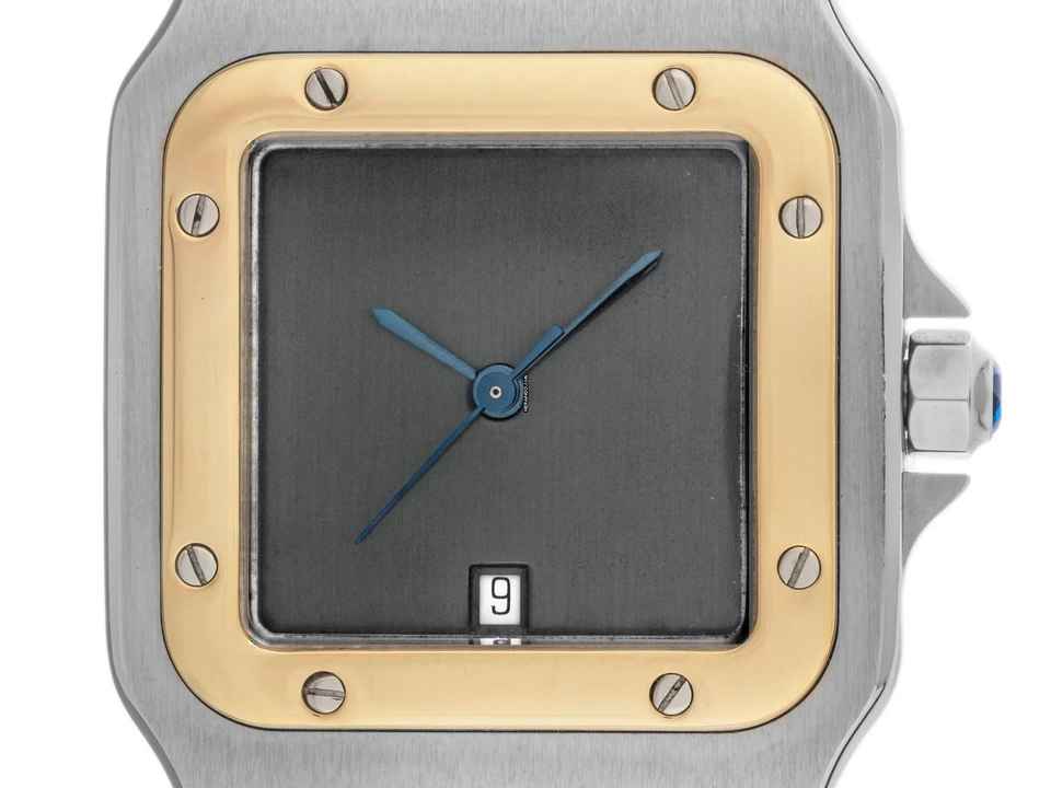  Cartier Santos Galbée GM Ref.187901 1999 Full Set sehr gut Vintage Santos GM großes Modell 