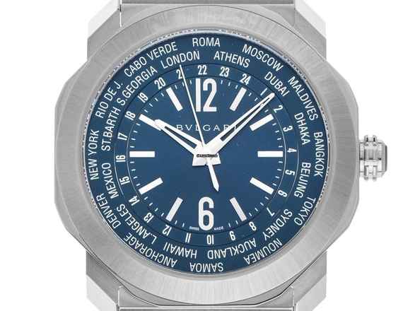  Bulgari Octo Roma World Timer Ref.103481 2025 Full Set Ungetragen Octo Roma WorldTimer 