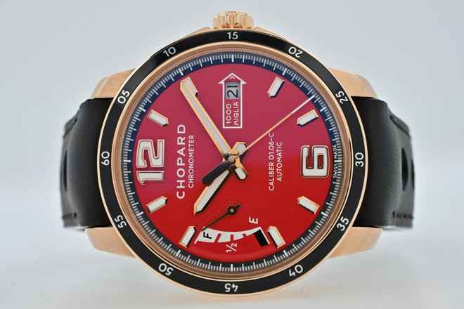  Chopard Mille Miglia GTS Power Reserve 18k Rose Gold Limited Edition Red Dial 161296-5002 
