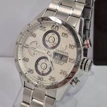 Thumbnail von TAG Heuer Carrera Calibre 16 White Dial Full Steel 43mm Automatic Complete
