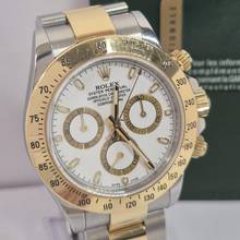 Thumbnail von Rolex Daytona Ouro & Aço White Dial 40mm Automático Completo