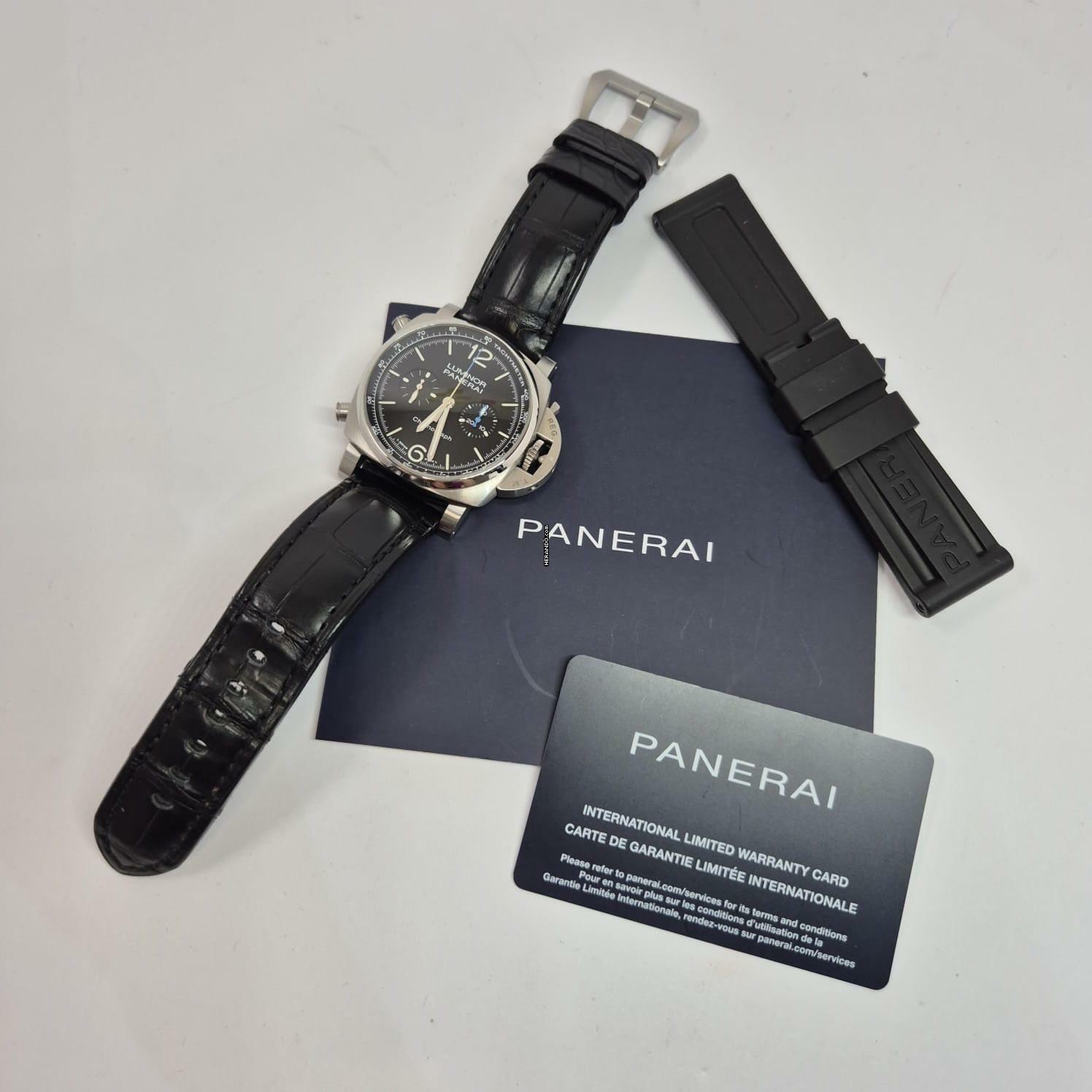  Panerai Luminor 1950 Chronograph 44mm Automático Completo 
