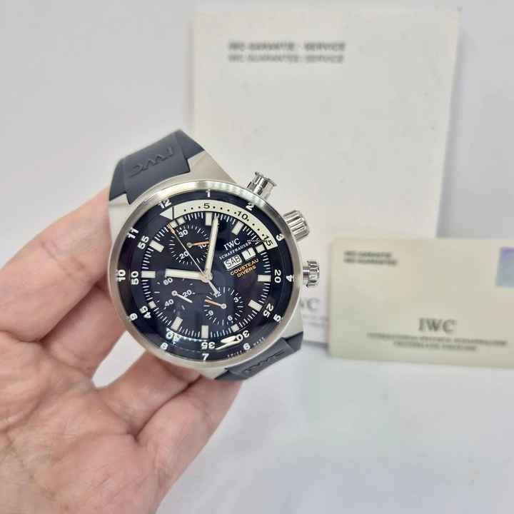  IWC Aquatimer Chronograph Tribute To Calypso Chrono Limited Edition 44mm Automático Completo 