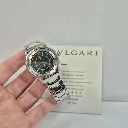  Bulgari Solotempo Extra Flat 35mm Quartz Completo 