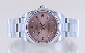 Thumbnail von Rolex Oyster Perpetual 31 rehaut 31mm Oysterband 177200 rosé Dial No Date LC100 B+P