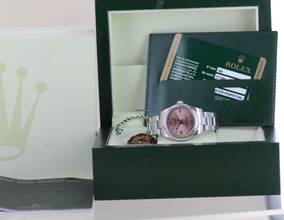 Thumbnail von Rolex Oyster Perpetual 31 rehaut 31mm Oysterband 177200 rosé Dial No Date LC100 B+P