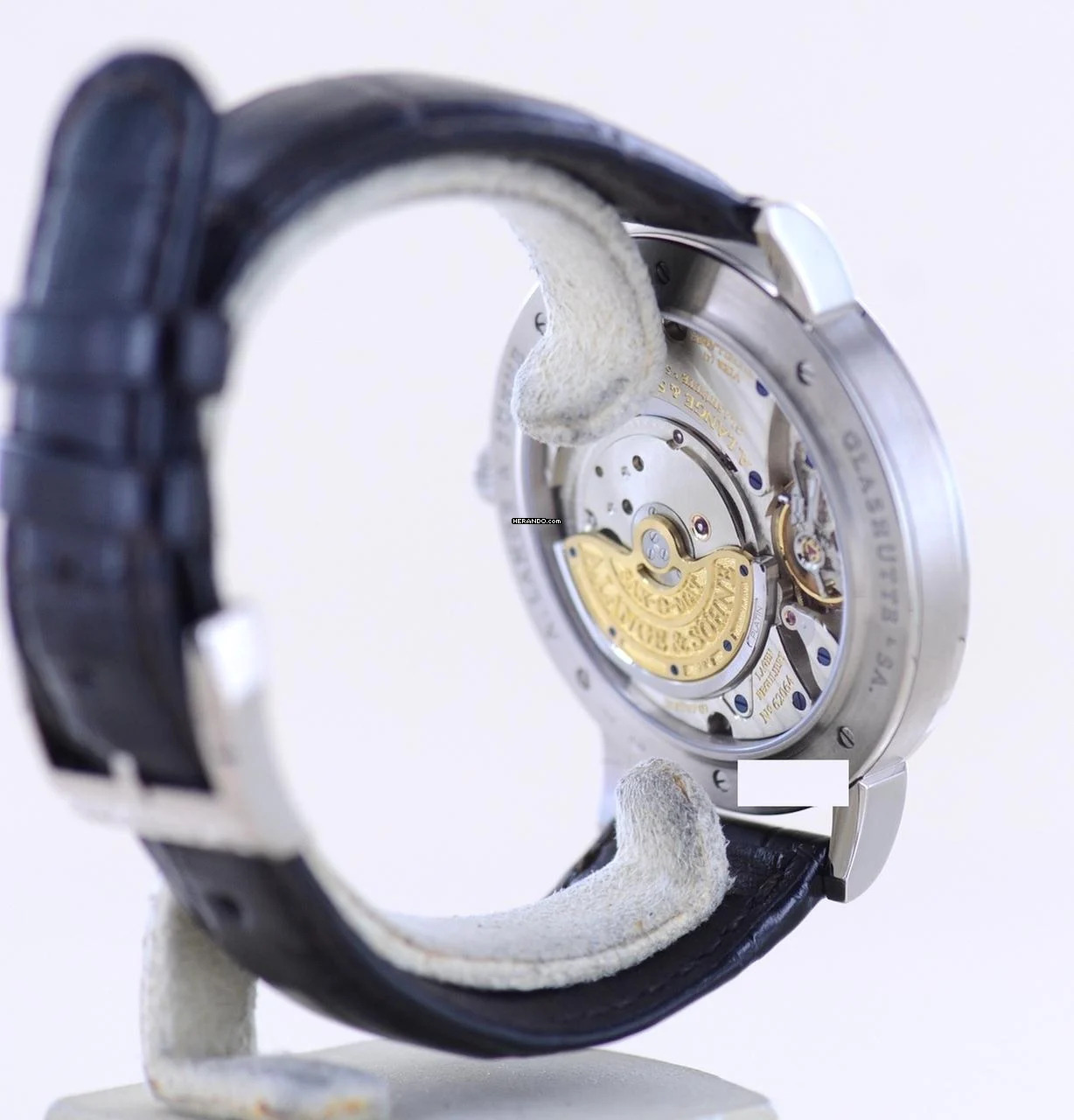 Thumbnail von A. Lange & Söhne Saxonia Grande Saxonia Automatik 18K Weißgold Dornschließe Traumuhr 40mm Glasboden