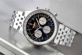 Thumbnail von Breitling Navitimer 01 Automatik Edelstahl Ref. AB012012/BB01 B&P