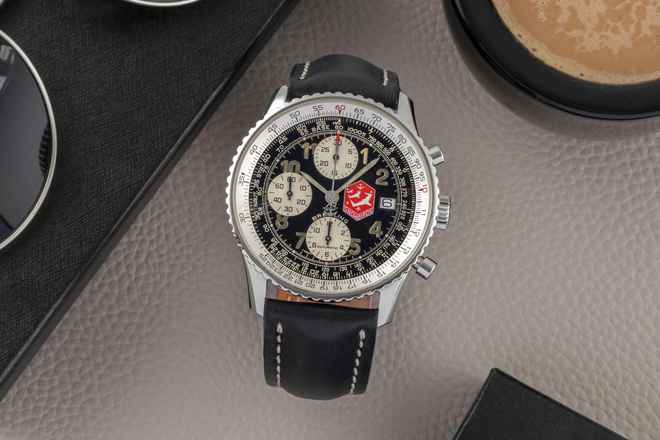  Breitling Old Navitimer Snowbirds Limited Stahl Automatik Ref. A13022 B&P 1995 