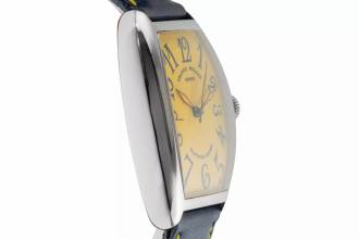 Thumbnail von Franck Muller Casablanca Stahl Yellow Dial Automatik Herrenuhr Ref. 5850