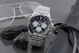 Thumbnail von Breitling Chronomat 42 B01 42 Chronograph Automatik Ref. AB0134 Box & Papiere