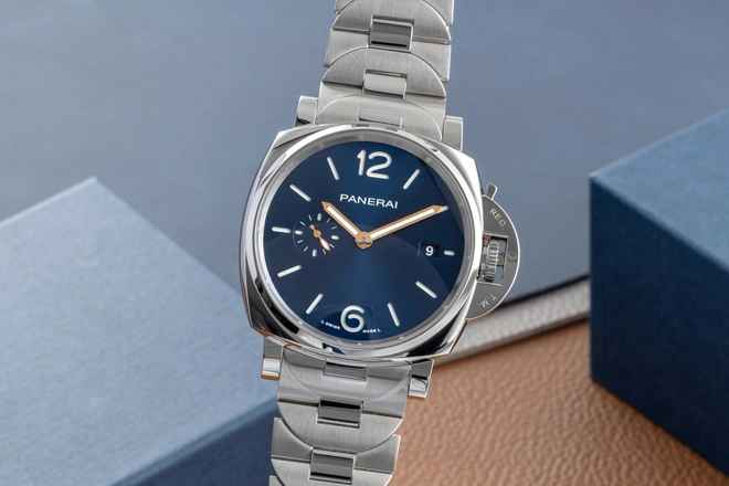  Panerai Luminor Due 42MM Automatik Herrenuhr Ref. PAM01124 B&P 2024 