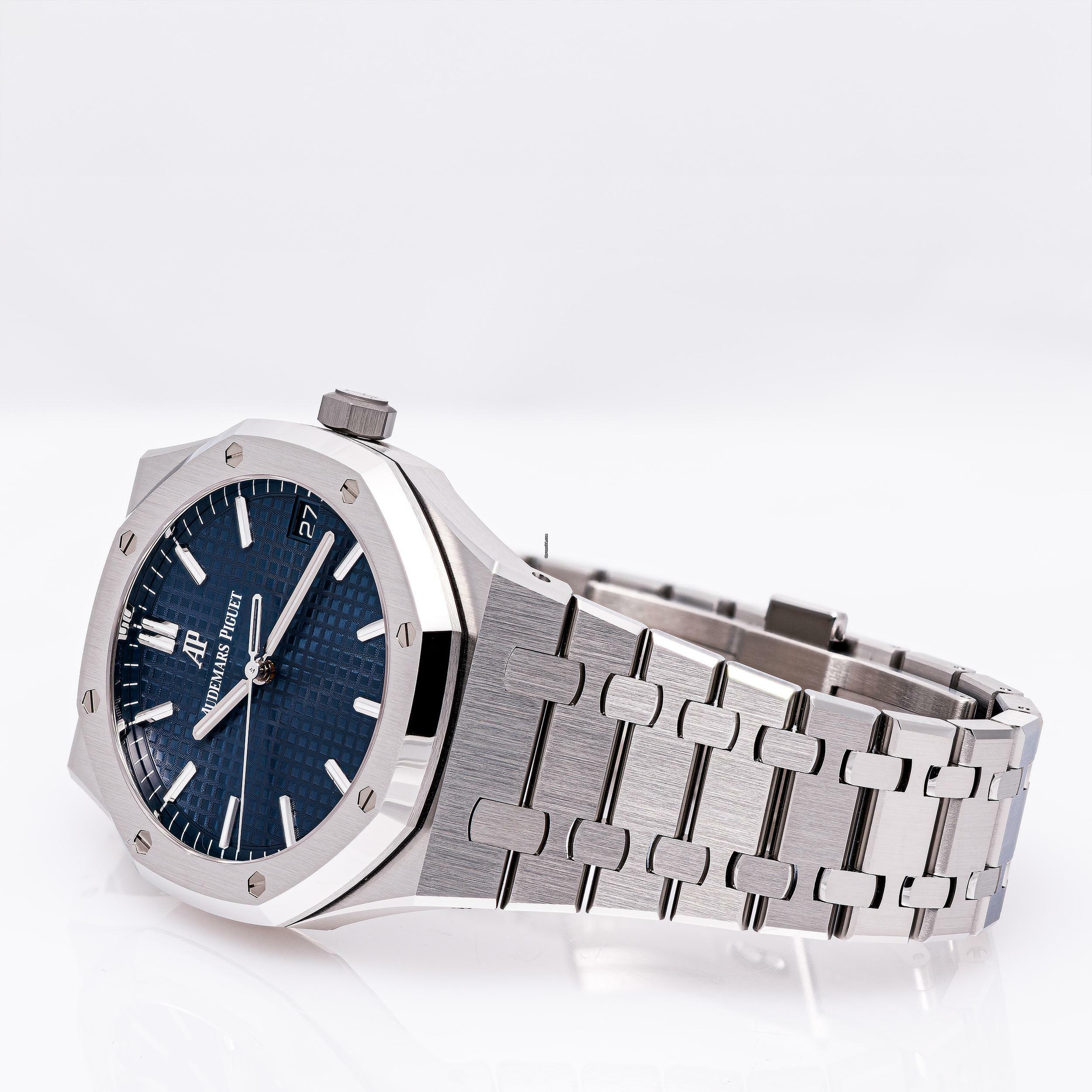 Thumbnail von Audemars Piguet Royal Oak Steel 41 Blue – 15500ST.OO.1220ST.01 – like NEW – 09/2022 Full Set