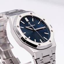 Thumbnail von Audemars Piguet Royal Oak Steel 41 Blue – 15500ST.OO.1220ST.01 – like NEW – 09/2022 Full Set