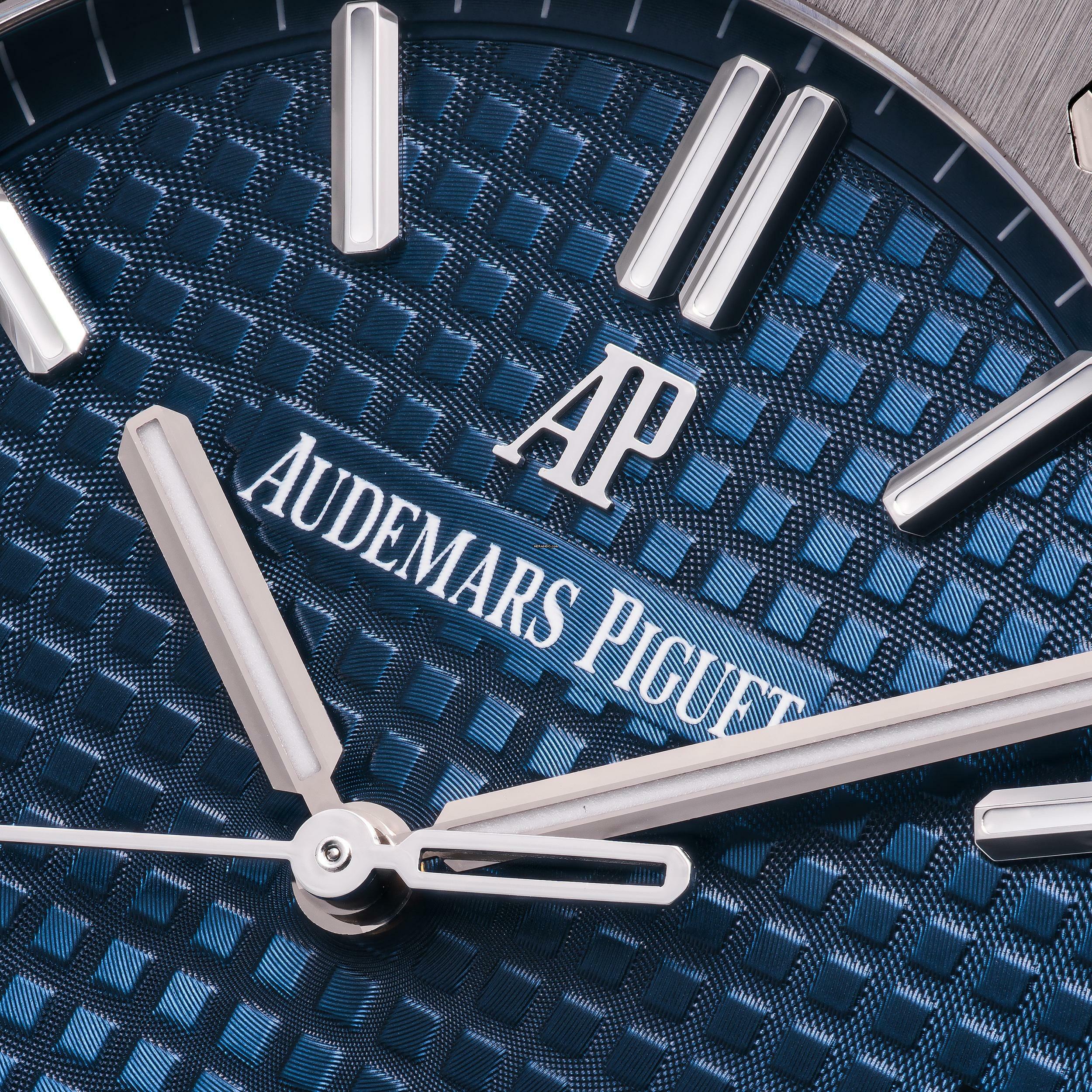Thumbnail von Audemars Piguet Royal Oak Steel 41 Blue – 15500ST.OO.1220ST.01 – like NEW – 09/2022 Full Set