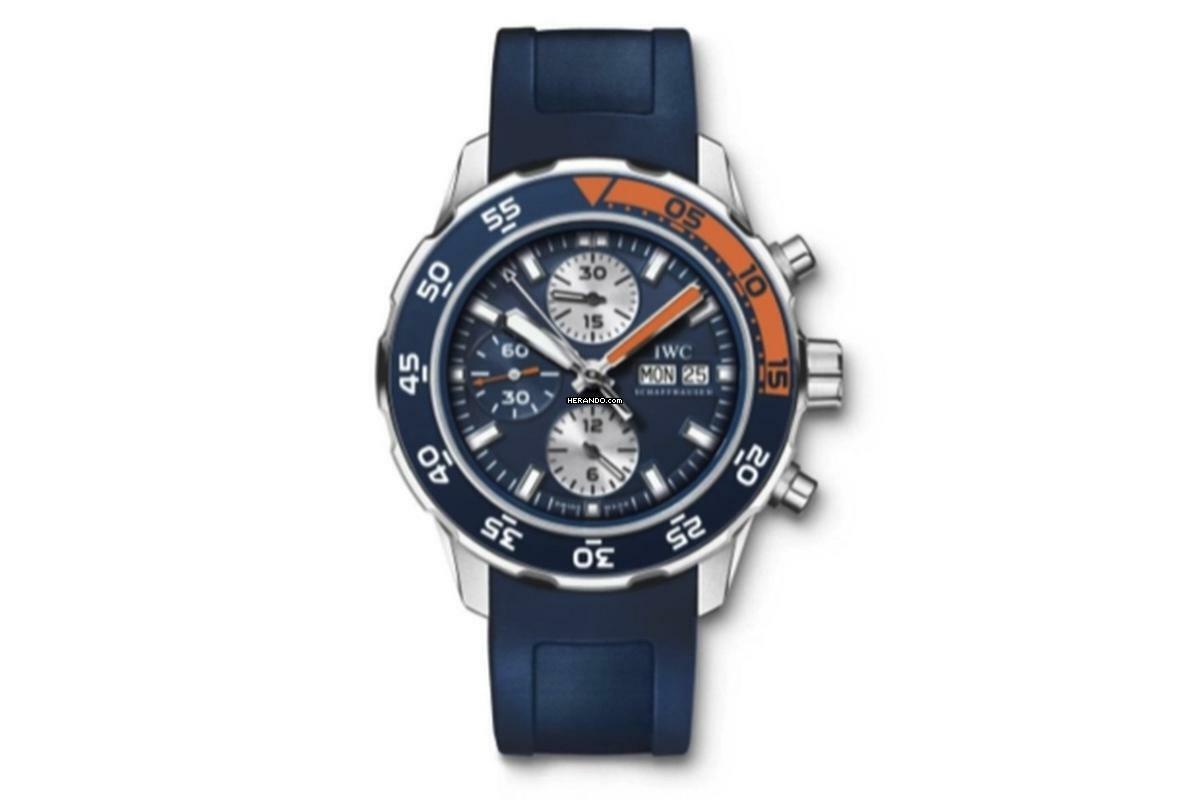  IWC Aquatimer Chronograph Blue Dial - 24 Months Warranty Like New IW3767 