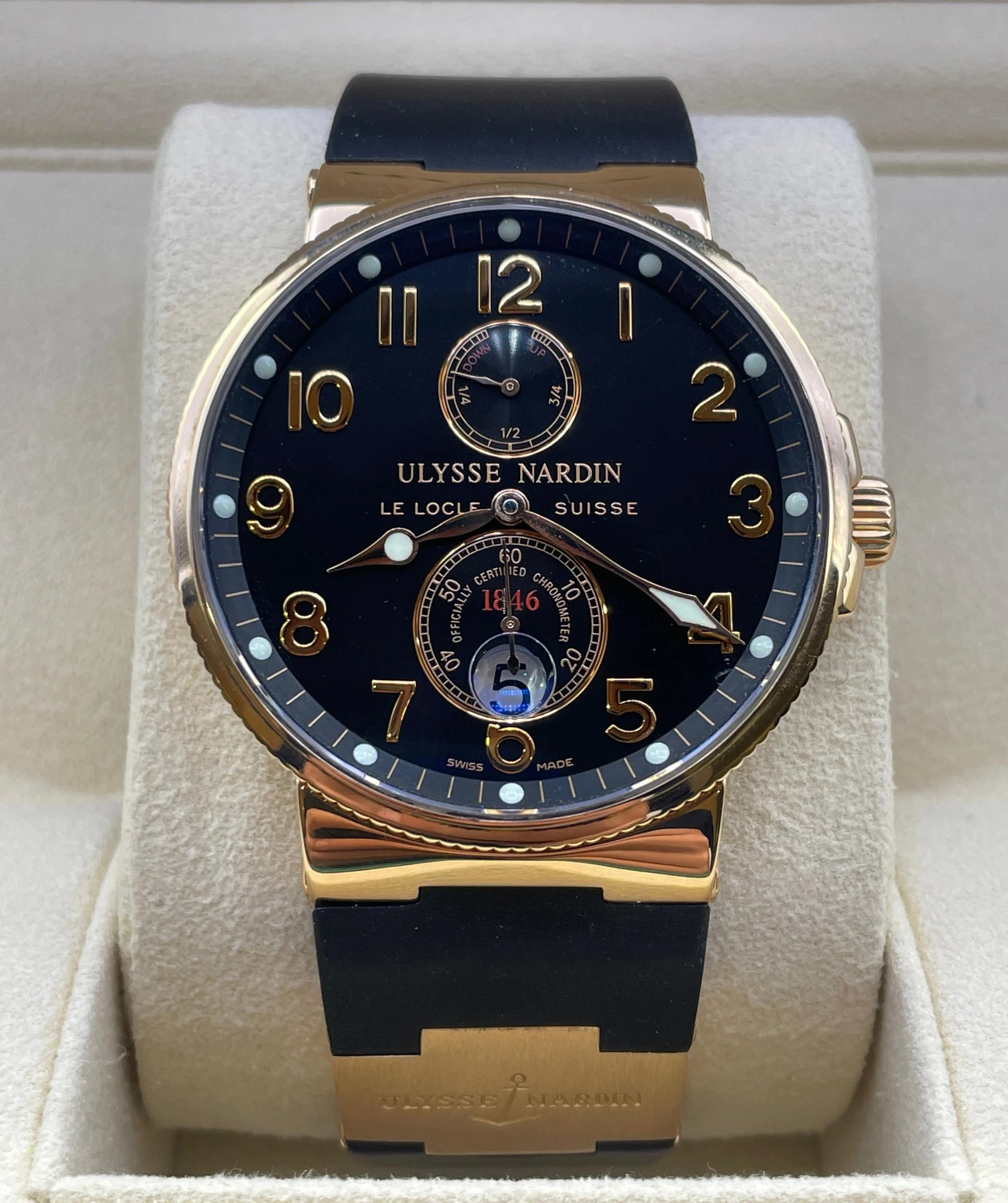  Ulysse Nardin Marine Chronometer 41mm Maxi Marine Chronometer 41mm Rosegold in very nice Condition 
