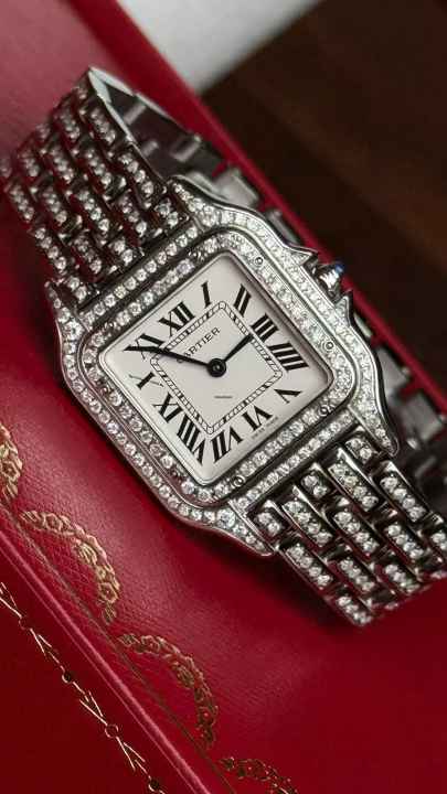  Cartier Panthère Iced Out - Full Diamond Setting - Top Condition 