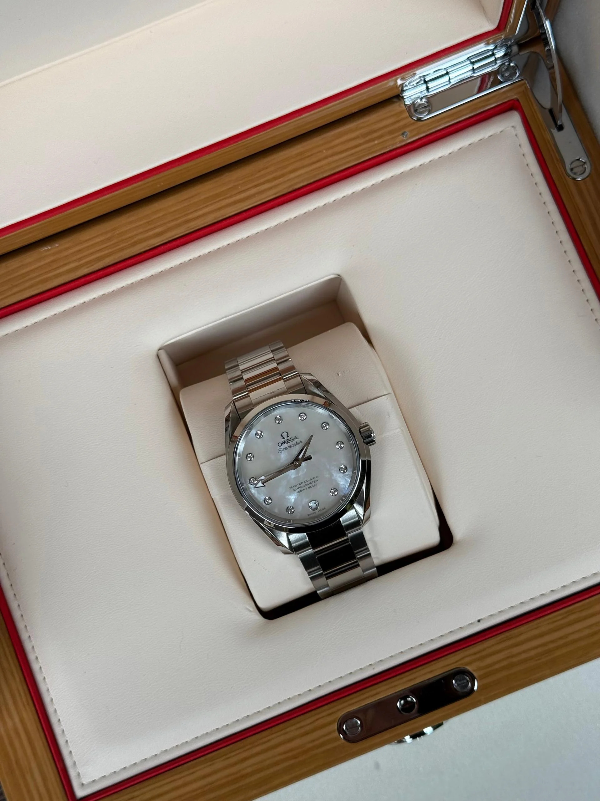 Thumbnail von Omega Seamaster Aqua Terra Top Condition Like new! - Perlmutt MOP