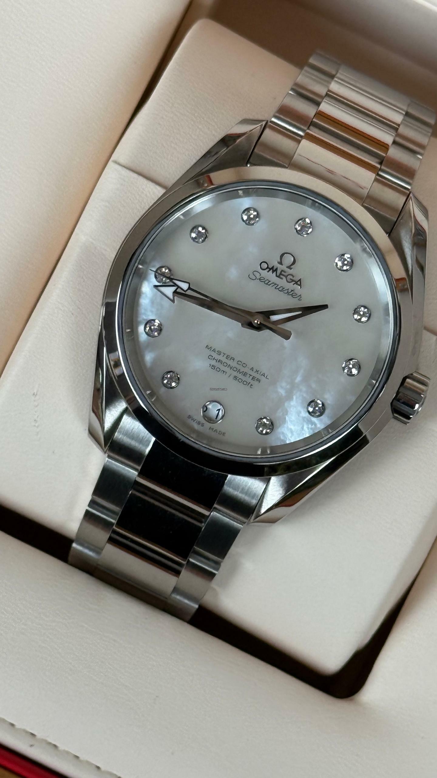 Thumbnail von Omega Seamaster Aqua Terra Top Condition Like new! - Perlmutt MOP