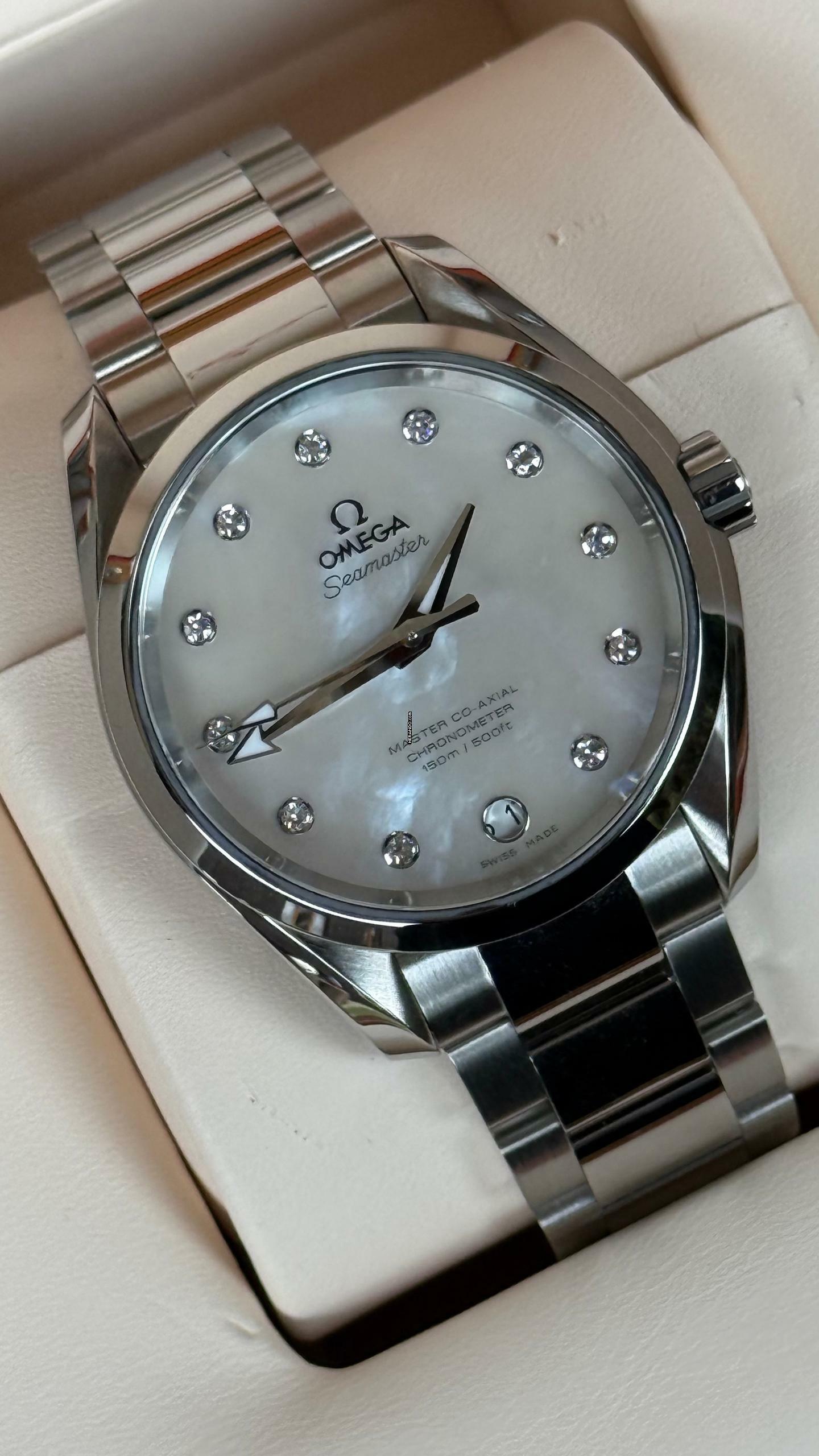 Thumbnail von Omega Seamaster Aqua Terra Top Condition Like new! - Perlmutt MOP