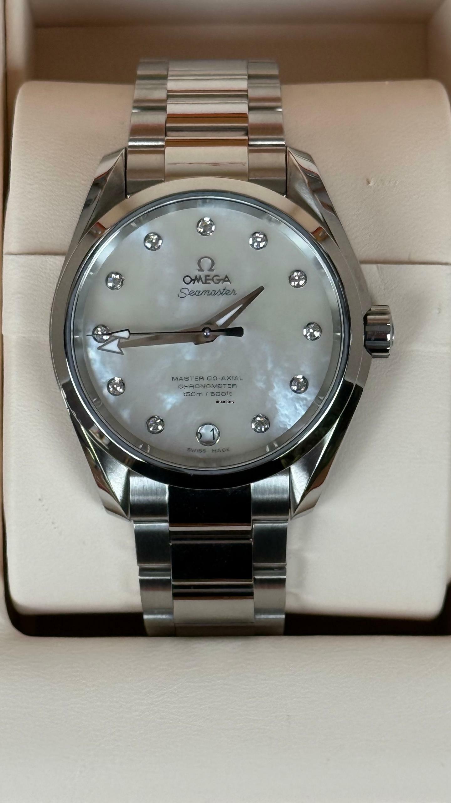 Thumbnail von Omega Seamaster Aqua Terra Top Condition Like new! - Perlmutt MOP