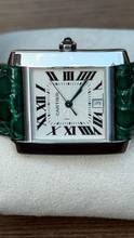 Thumbnail von Cartier Tank Française 18k Top Condition 18kt White gold case + buckle