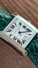 Thumbnail von Cartier Tank Française 18k Top Condition 18kt White gold case + buckle