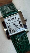 Thumbnail von Cartier Tank Française 18k Top Condition 18kt White gold case + buckle
