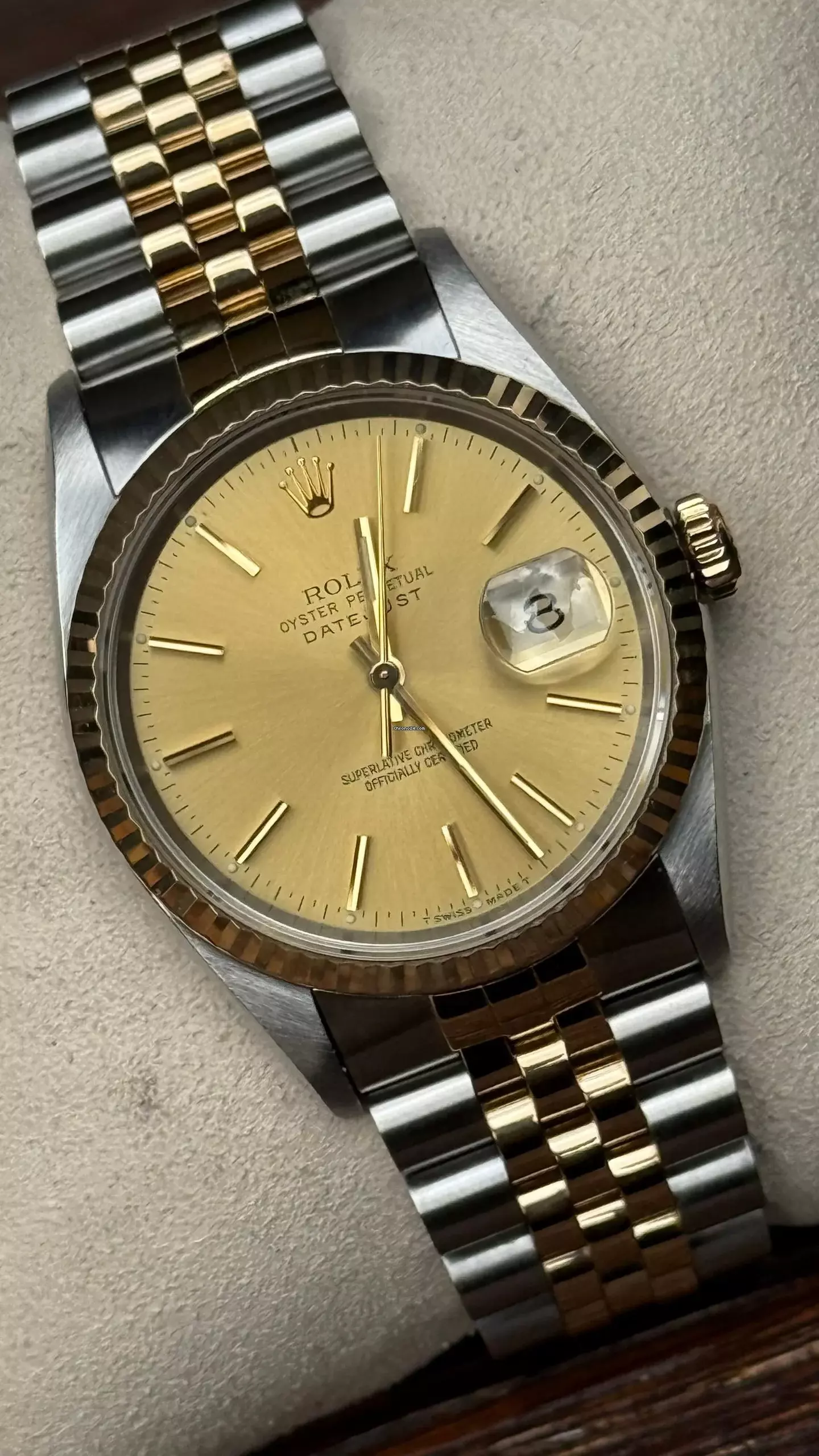 Thumbnail von Rolex Datejust 36 Top condition no stretch perfect example!