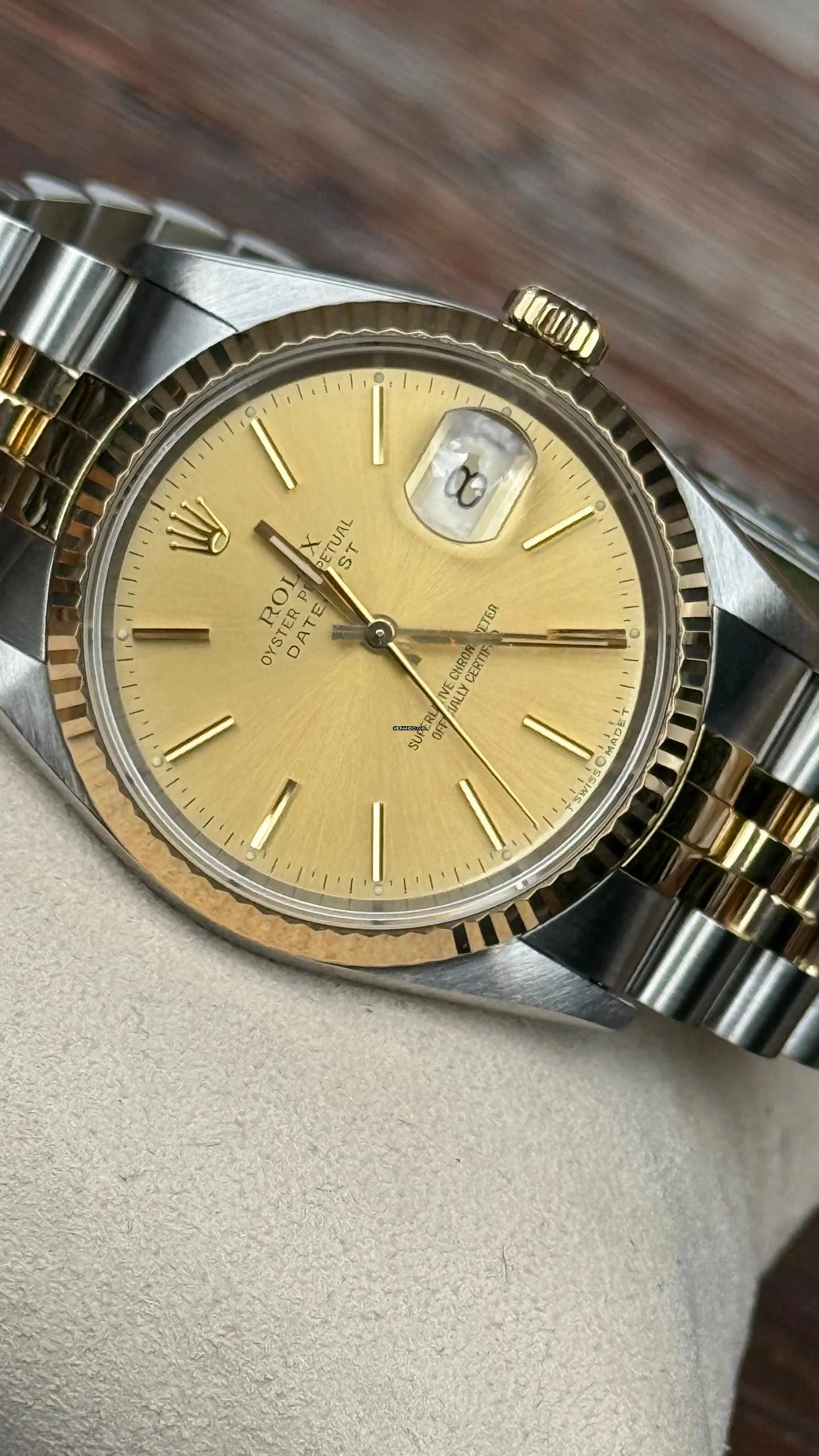 Thumbnail von Rolex Datejust 36 Top condition no stretch perfect example!
