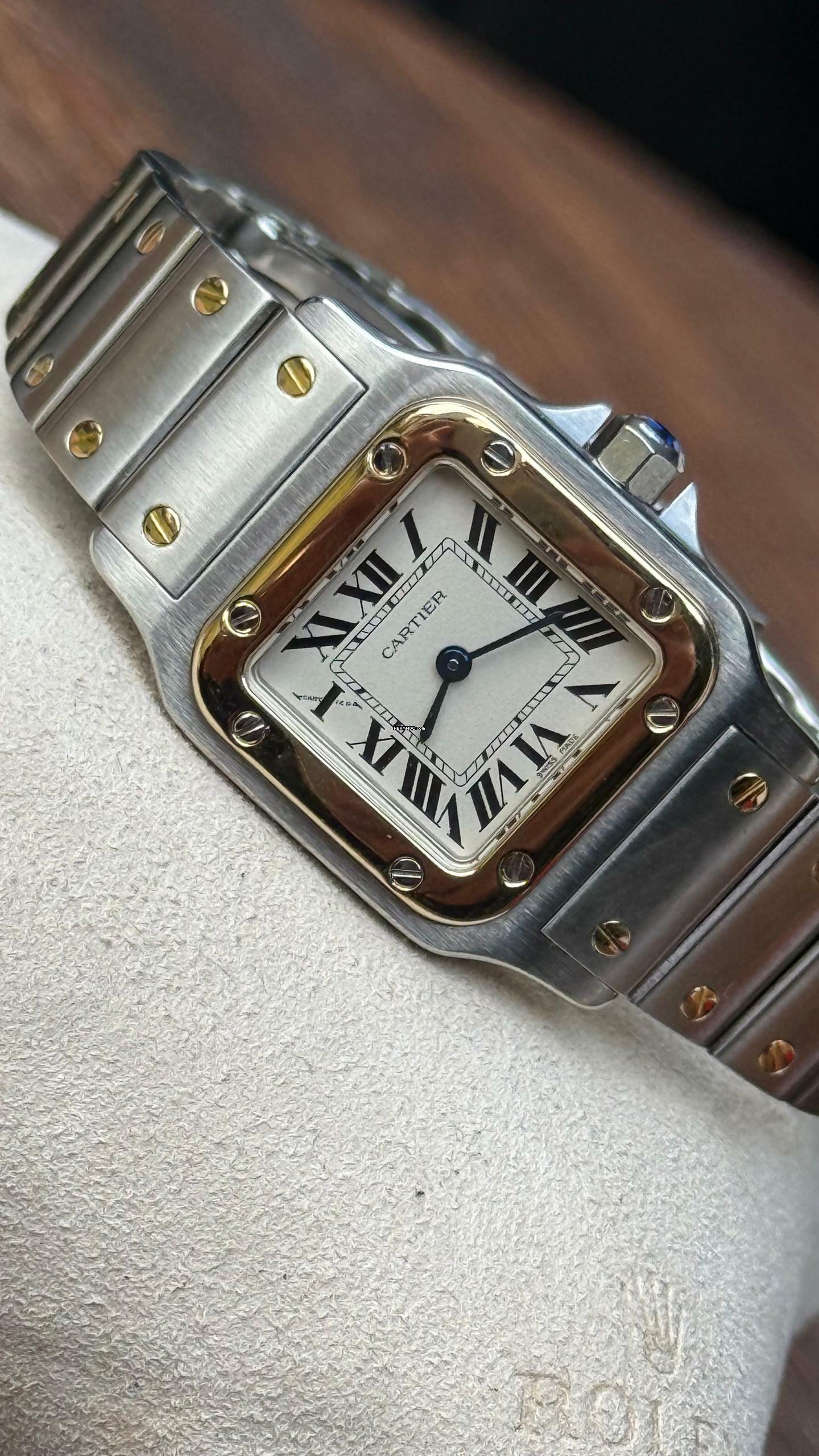  Cartier Santos Galbée Fullset Box + papers - excellent condition 