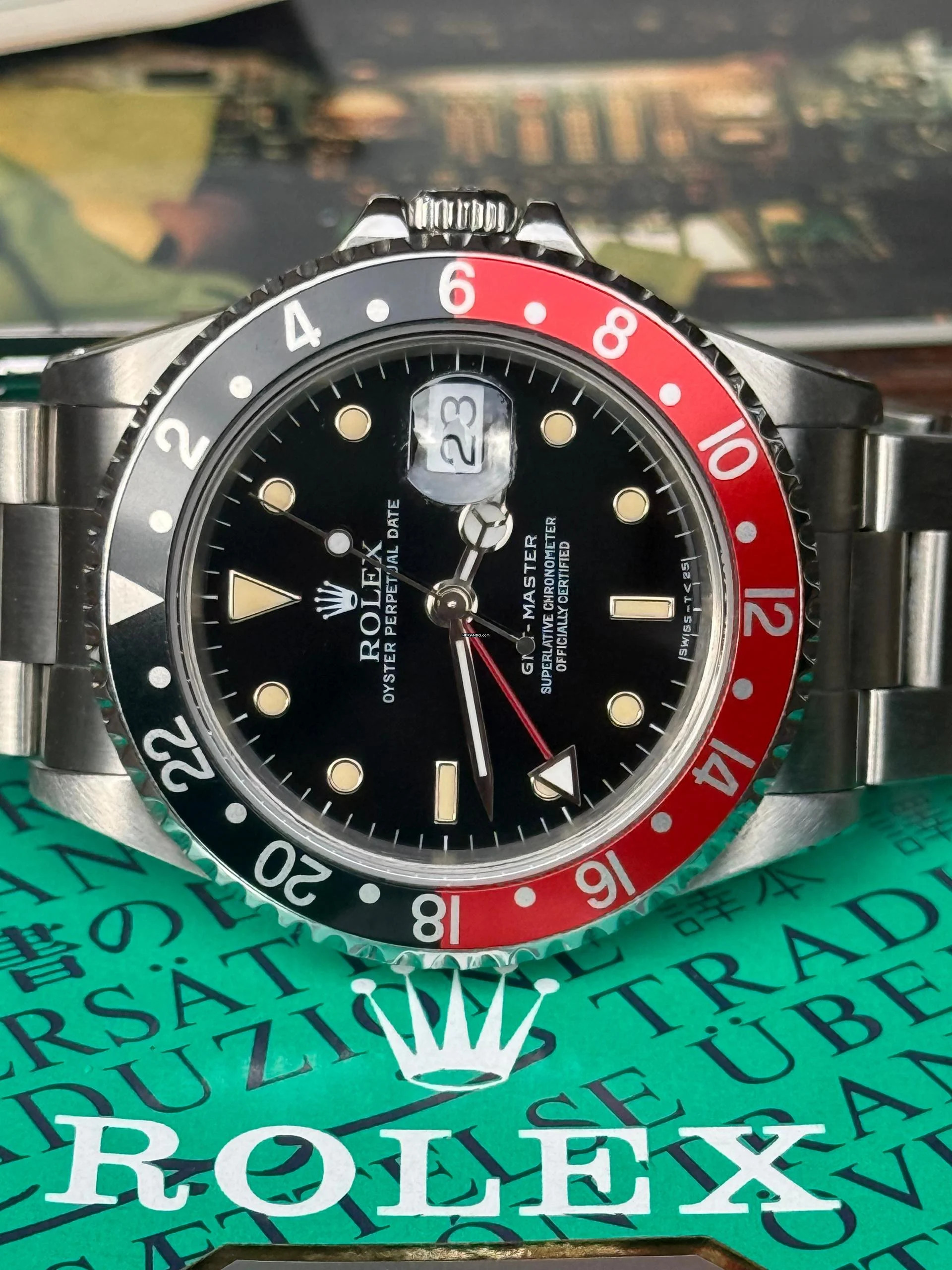 Rolex GMT-Master Top Condition Fullset LC 100 Germany + 1. buyers receipt