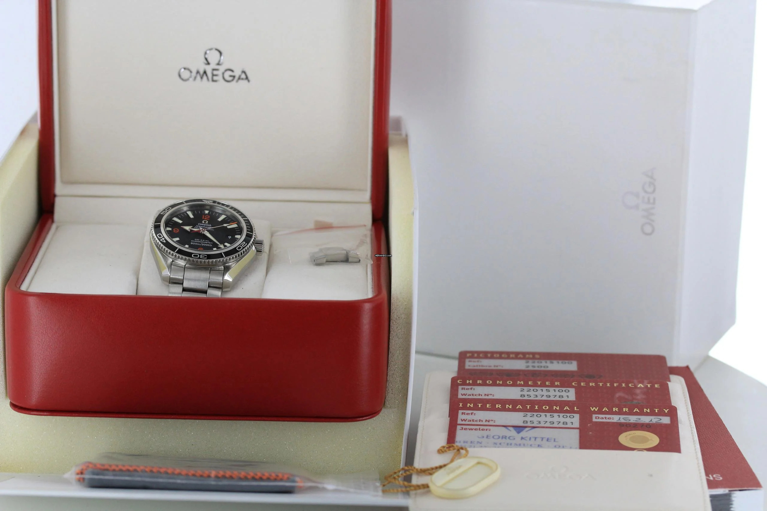 Thumbnail von Omega Seamaster Planet Ocean Full Set//Ref.2201.51.00//2012//#KS