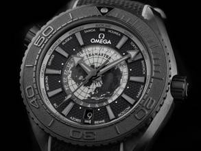 Thumbnail von Omega Seamaster Planet Ocean Worldtimer 600M Ref.215.92.46.22.01.007 2026 Full Set Ungetragen Seamaster Planet Ocean 600M Deep Black Worldtimer Keramic Kautschuk Faltschließe