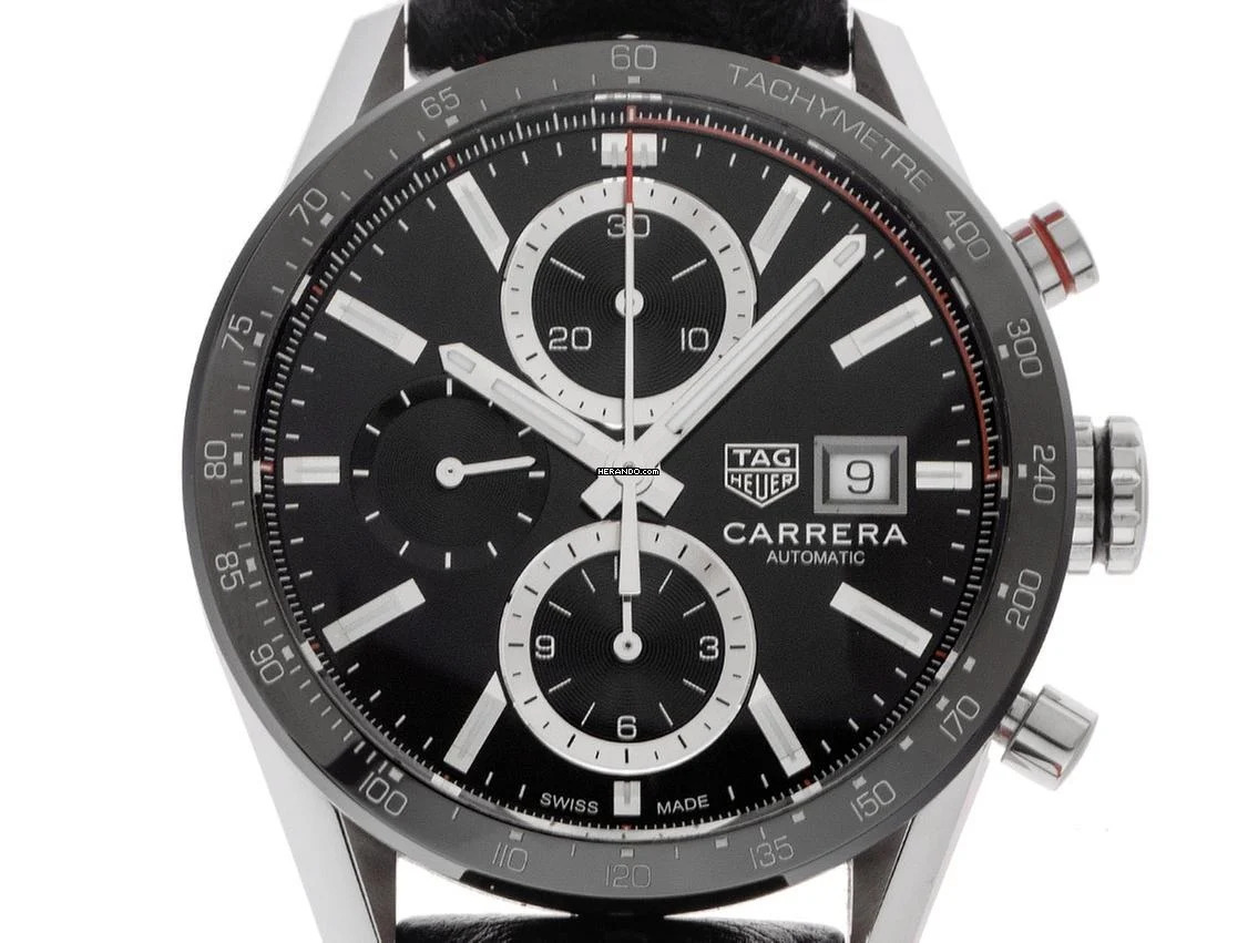  TAG Heuer Carrera Ref.CBM2110.FC6454 2024 Full Set wie Neu Carrera Leder Faltschließe 