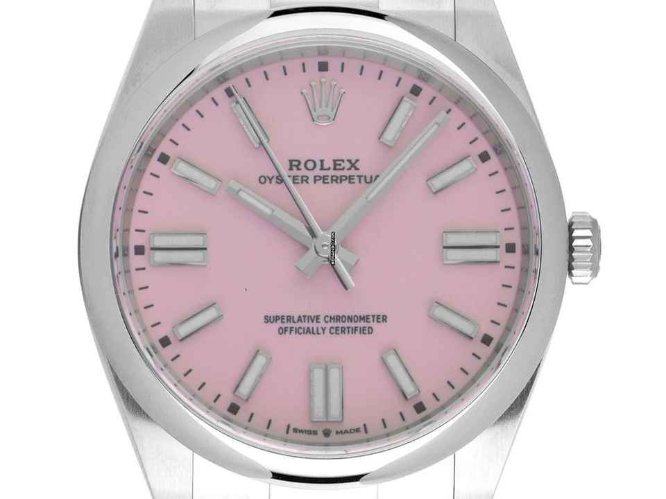  Rolex Oyster Perpetual Ref.134300 2025 Full Set Ungetragen Oyster Perpetual Candy Pink 