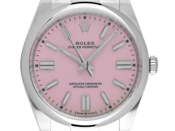  Rolex Oyster Perpetual Ref.134300 2025 Full Set Ungetragen Oyster Perpetual Candy Pink 