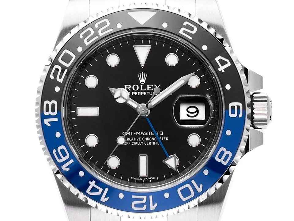  Rolex GMT-Master II Batman Ref.116710BLNR 2016 Full Set wie Neu Vintage GMT Master II Batman 