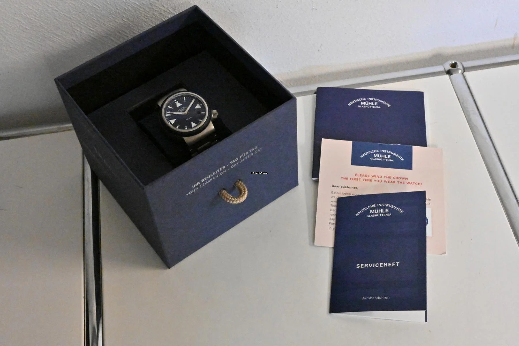 Thumbnail von Mühle Glashütte S.A.R. Rescue-Timer M1-41-02 Nautical Blue