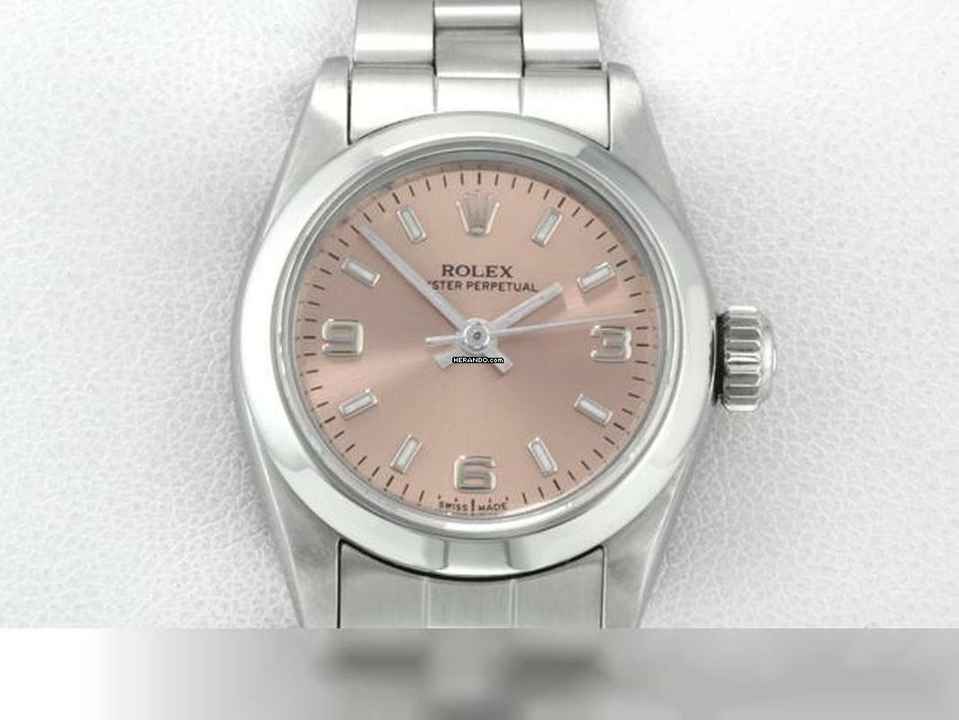  Rolex Oyster Perpetual 26 26mm 2006 Edelstahl Automatik Stahl Damenuhr 