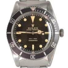 Thumbnail von Rolex Submariner (No Date) 5508 “James Bond” Spider galvanic gilt brown dial 1959 TOP Condition