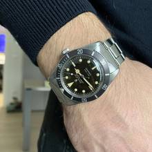 Thumbnail von Rolex Submariner (No Date) 5508 “James Bond” Spider galvanic gilt brown dial 1959 TOP Condition