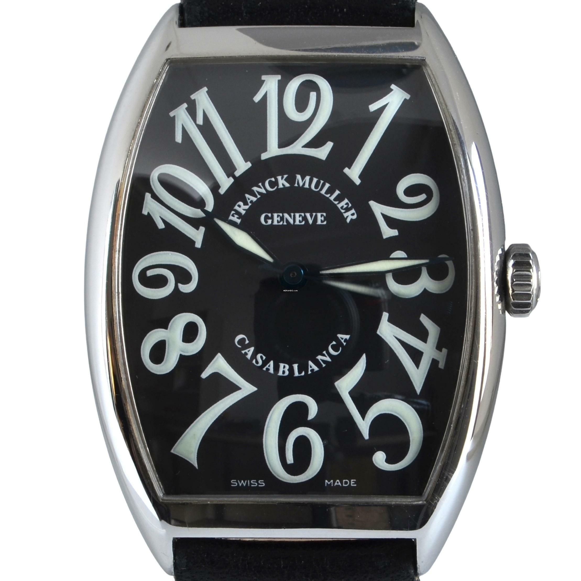 Thumbnail von Franck Muller Casablanca 6850 Cintree Curvex black dial automatic Full Set