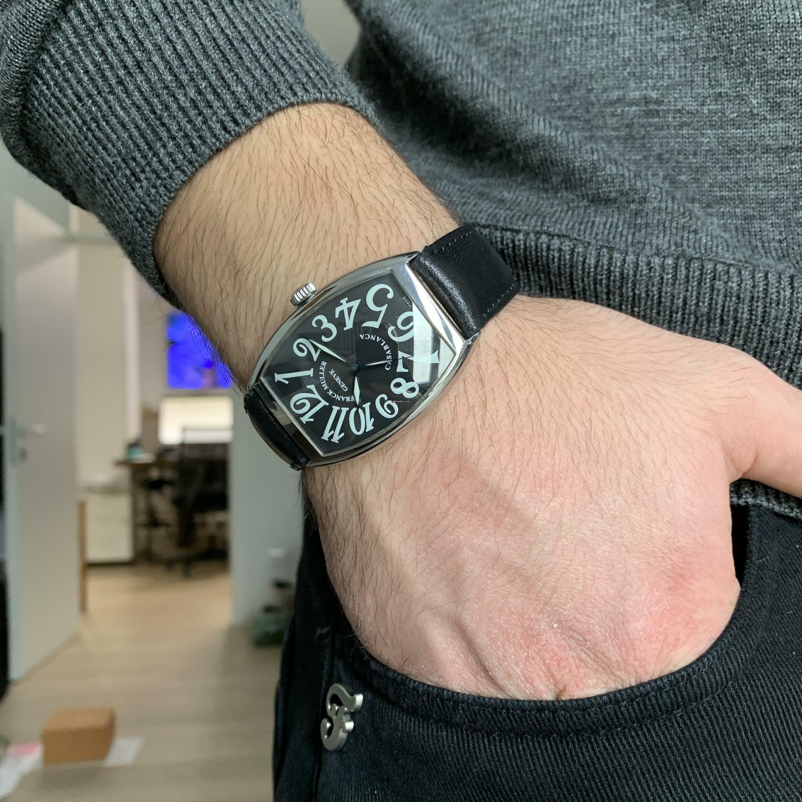 Thumbnail von Franck Muller Casablanca 6850 Cintree Curvex black dial automatic Full Set