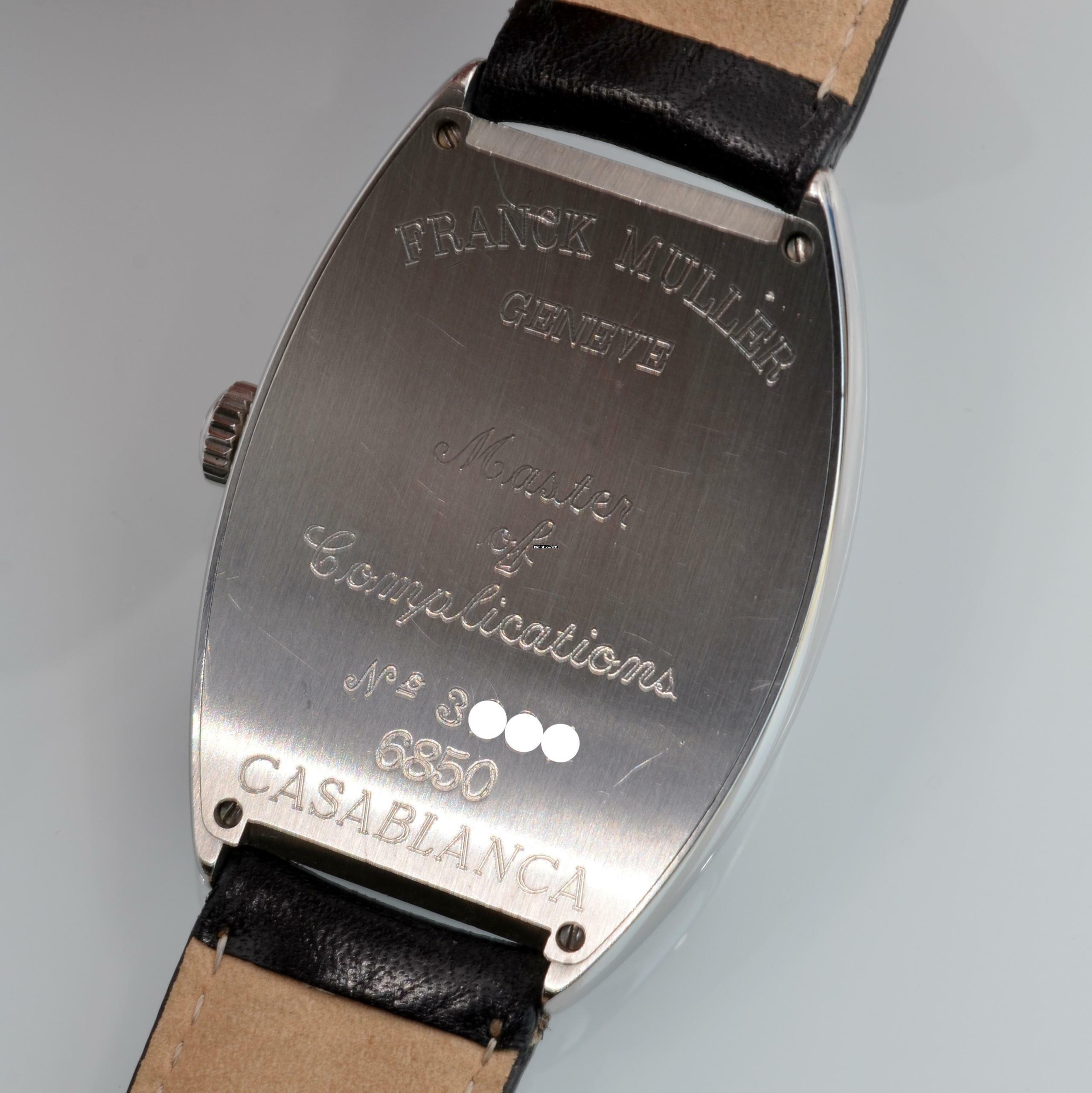 Thumbnail von Franck Muller Casablanca 6850 Cintree Curvex black dial automatic Full Set