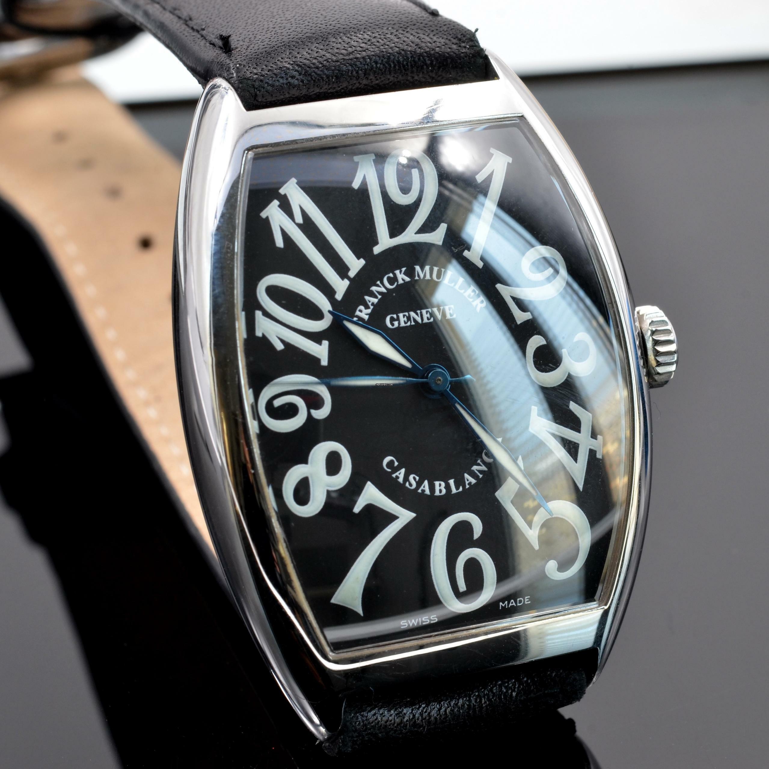 Thumbnail von Franck Muller Casablanca 6850 Cintree Curvex black dial automatic Full Set