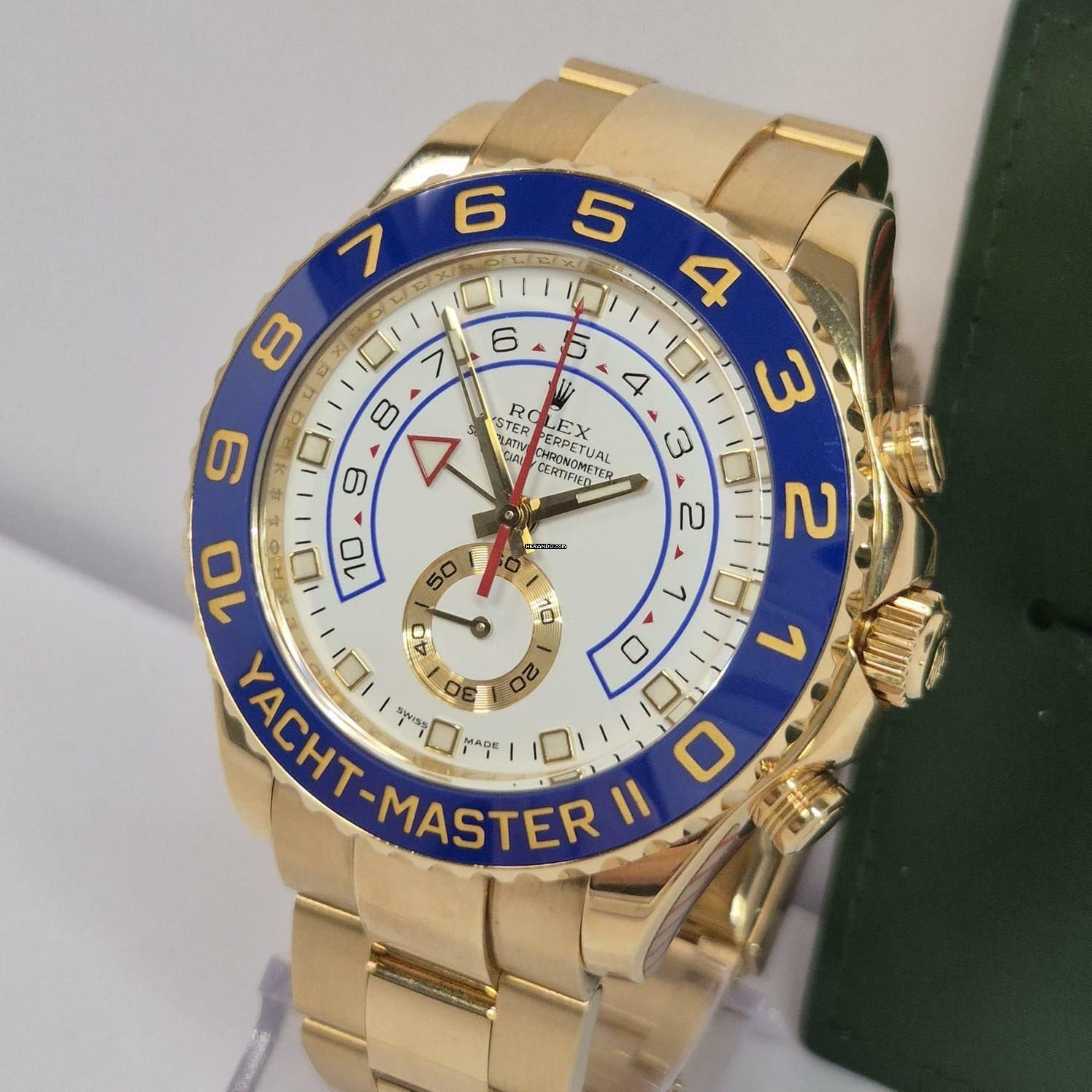 Thumbnail von Rolex Yacht-Master II Yellow Gold 44mm Automático Completo